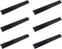 LC LICTOP 350mm/13.78" Black Mount Finger Edge Pull Concealed Handle for Home Kitchen Door Drawer Cabinet (Hole Distance: 256mm/10) 6pcs...