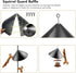 Squirrel Baffles for Bird Feeders, Bird Feeder Baffle, Outdoor Squirrel Baffle Galvanized Steel Squirrel Flapper Squirrel Proof Bird Feeder Pole B...