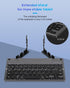 Bluetooth Keyboard, Foldable Keyboard with Stand, Portable Keyboard, Travel Keyboard Compatible with Windows iOS Android iPhone and Tablet...