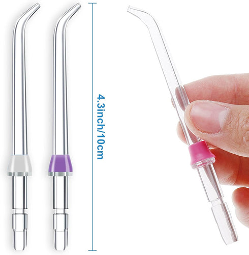Flosser Replacement Tips for Waterpik Water Flosser, Reach Flosser Refill Heads Replacement Heads for Waterpik, Compatible with Waterpik Oral Irri...