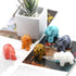 Carved Healing Crystals Gemstones Elephant Statue Figurine Collectible Decor 1.5 inches (Mix 6pcs)...