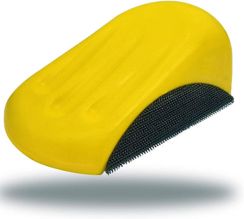 5 inch Mouse Hand Sanding Pad Hook and Loop Sanding Block Hook Backing Plate For Woodworking, Furniture Restoration, Home and Automotive Body....
