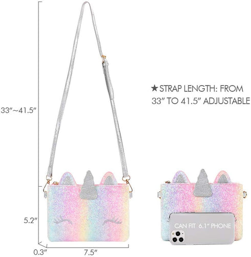 mibasies Unicorn Purse for Little Girls Kids Dress Up Jewelry Toddler Gifts Set...