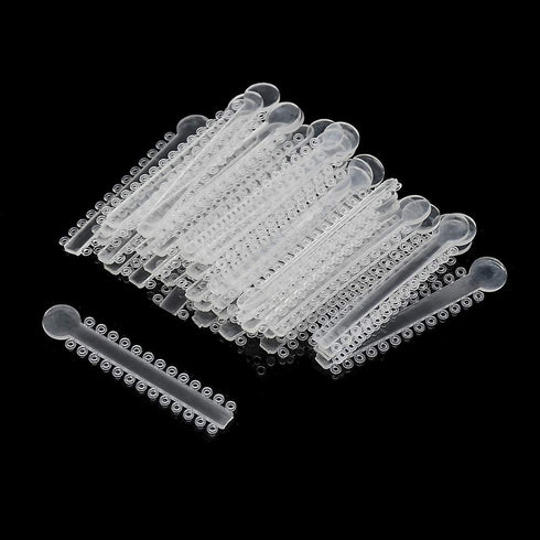 Angzhili Transparent Dental Orthodontic Ligature Ties for Braces Rubber Bands Braces O Rings for Bracket 1040 Pcs...