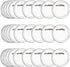 50Pcs 1.5 inch Acrylic Design Button Badge Clear Button Pin Badges Kit for DIY Crafts and Children's Paper Craft Activities and More...
