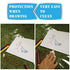 Easy Cleaning Baby Splat Mat Waterproof High Chair Floor Mat Feeding Floor Cover (Clear)...