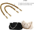 Unique Metal Bag Chains Purse Handles Shoulder Strap Replacement Accessories Charms for Handbags(Black 16 Inch)...