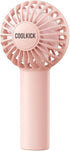 CoolKick Mini Portable Hand Fan Powerful Handheld Fan, USB Rechargeable Small Pocket Fan, 3 Speeds Hand Fan for Travel/Summer/Concerts/Lash, Gifts...