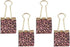 Cute Binder Clips for Women 1 Inch Fun Medium Leopard Print Binder Clip 4 Pcs Paper Clips Home Office Supplies...