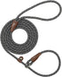 7FT Slip Lead Control Dog Leash, 1/4 Inch Diameter Durable Nylon Rope Training Lead for Small Medium Dog No Pull Black...