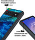 Google Pixel 6A Case, Slim Fit Marble Pattern Glow in The Dark Luminous Hybrid Hard PC Soft TPU Bumper Shockproof Drop Protective Case for Men and...