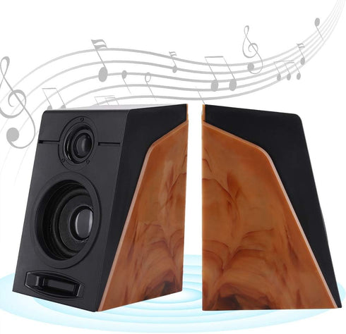 Computer Speakers, Heavy Bass Computer Speakers HiFi Sound Computer Subwoofer with Non-Slip Mat Suitable for TV, Computer, Tablet PC, Phone and Ot...