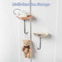 Cute Umbrella Shape Adhesive Hooks, Coat Hooks, Wall Hooks, Waterproof and Oilproof, Sticky Hooks for Bathroom Shower Outdoor Kitchen Door Home Im...