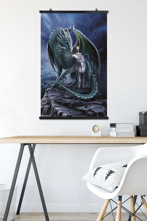 Trends International Lisa Parker - Protector Of Magic Wall Poster, 22.375" x 34", Premium Poster & Clip Bundle...