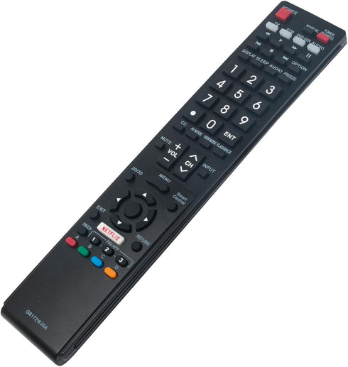 GB172WJSA Replace Remote Control fit for Sharp LCD LED TV HDTV AQUOS LC-60EQ30U LC-60LE661U LC-60LE660U LC-60C6600U LC-70LE660U LC-80LE661U LC-70C...