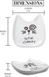 Pavilion Gift Company Blobby Cat, Cat Spoon Rest "Stir Crazy", 5", White...
