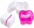 Denture Case,Denture Cups Bath, Toothbrush with hard denture, Dentures Container with Basket Denture Holder for Travel,Mouth Guard Night Gum Retai...