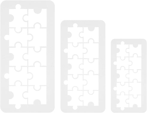 PME Geometric Multicutter for Cake Design Puzzle, Small, Medium & Large Size, Set of 3...