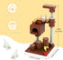 Farm Animals Cat Climber & House Building Set, MOC Toy Set for Kids, Girls and Boys Ages 6+...