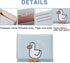Sunwel Fashion Girls Cute 3D Duck Mini Folding Wallet Tiny Wallet Cash Pocket Card Holder ID Window Purse for Women...
