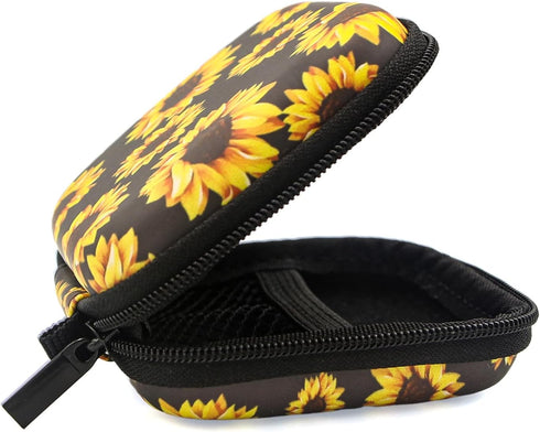 Earbud Case,Headphone Organizer Earbud Storage Bag, Hard EVA Shockproof Cover Carrying Case with Carabiner Clip Compatible with AirPods Pro 2nd /3...