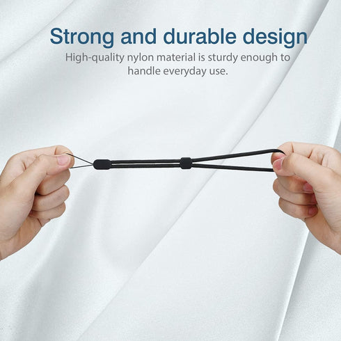 Hand Wrist Strap Lanyard, 6 Pack 9.5inch Adjustable Nylon Wristlet Straps Keychain String for Cell Phone Case Holder, AirPods Pro 2 2022, Camera, ...