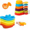 Bath Toys Floating Boats with Bathing Spoon, 11 Pack Water Table Bathtub Bath Toy, Water Toys for toddlers 1-3, Baby Pool Toys, Stackable Toys for...