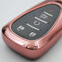 Glossy Pink Key Fob Cover Case Protector for Chevrolet Chevy Malibu Camaro Trax Traverse Sonic Cruze Volt Equinox Trailblazer...