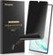 Galaxy Note 10 Plus Privacy Screen Protector, Anti Spy Case Friendly Fingerprint Available Soft Film, Full Adhesive Coverage Anti-Scratch Nano Shi...