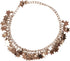 Touchstone NEW Indian Bollywood Handcrafted Stars Inspired Designer Jewelry Anklet in Silver Tone for Women....