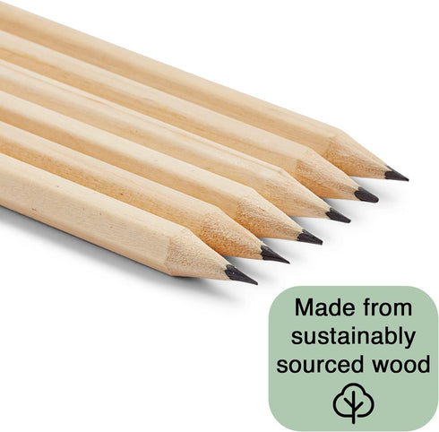 Morgan's Direct Half Pencils HB Small Size - Pack 144...