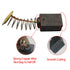 Carbon Brush Self Stop, 30Pcs 411# 6 * 9 * 14mm Replaceable Motor Carbon Brushes Power Tool for Angle Grinder Hammer Motor...