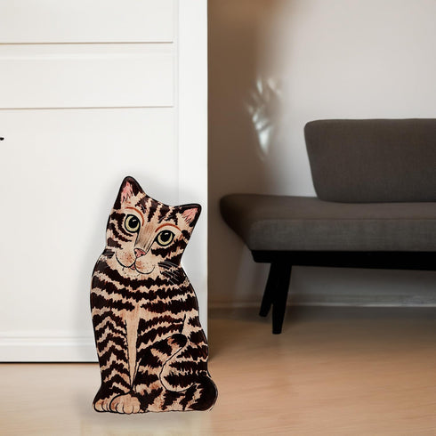 Pavilion Gift Company - Rescue Me Now - Small Brown Tabby Vase, 8-1/2-Inch Tall...