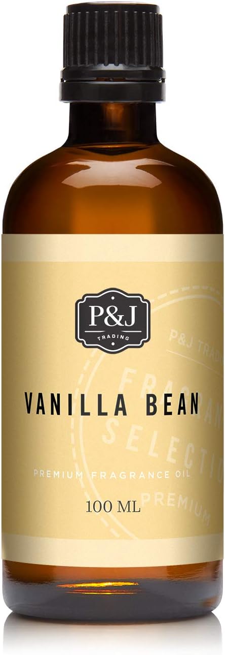 P&J Trading Fragrance Oil | Vanilla Bean Oil 100ml - Candle Scents for Candle Making, Freshie Scents, Soap Making Supplies, Diffuser Oil Scents...