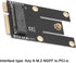 PCIe PCIe Card Key A M.2 NGFF to PCI-e Bluetooth Network Card Dual Band PCI Adapter Network Card...