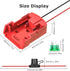Power Wheels Adapter for Milwaukee, M18 18V Battery Adapter Power Wheels Battery Conversion Kit with Fuse Holder and 3PCS 30Amp Fuses UIInosoo for...