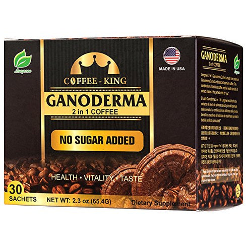 Ganoderma Coffee - Reishi Coffee Mix- Instant 2-in-1 Mushroom Coffee. All Natural Ganoderma Lucidum With Instant Coffee. A Non Sugar Dietary Suppl...
