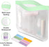 RealPlus 3pack TSA Approved Toiletry Bag, Quart Size Clear Travel Toiletry Bag, Triple-sealed Seam Leakproof Clear Cosmetic Bag for Liquids & Make...