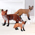 Toddmomy Fox Toy Figurine 3Pcs Animal Toys Plastic Fox Toys Wild Animal Figure Jungle Animal Fox Playset Cake Topper Fox Party Favors Educational ...