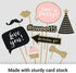 Fully Assembled Sweet 16 Birthday Photo Booth Props - Set of 30 - Pink & Gold Selfie Signs - 16th Party Supplies & Decorations - Cute 16th Bday De...