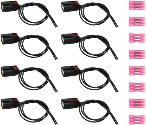 8Pcs Ignition Coil Connector Plug 9U2Z14S411EA Compatible with 2013-2019 V6 V8 Flex F 150...
