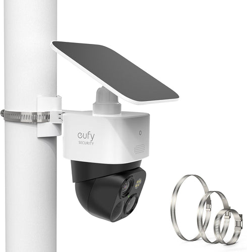 Outdoor Pole Mount for eufy Solocam S340 (No Drill Mount, White, 1 Pack)...