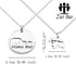 Zuo Bao Mama Bear and Baby Bear Necklace Set Mother Daughter Necklace Family Jewelry Mom Jewelry (Silver-3 cubs)...