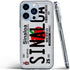 Phone Case Compatible with iPhone 15 Pro Max Sinaloa Cool License Plate TPU Shockproof Protective Soft Pure Clear Silicone Phone Cover...