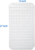 AmazerBath Bath Tub Mat, Medium Size 27.6 x 15 Inches Non-Slip Shower Mats with Suction Cups and Drain Holes, Bathroom Bathtub Mats Machine Washab...