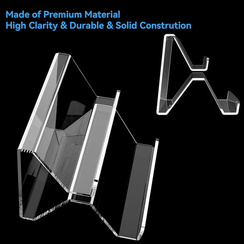 Acrylic Business Card Holder, 2-Tier Business Card Display, Clear Business Cards Stand for Desk & Counter, 1 Pack...