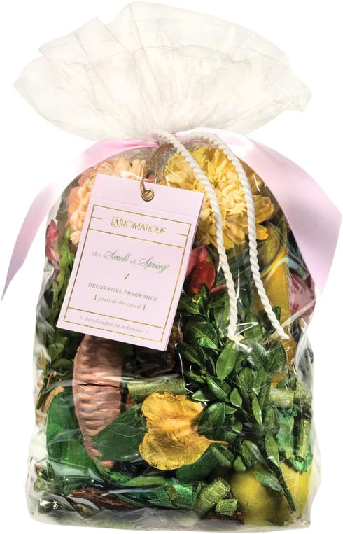 Aromatique Smell of Spring Scented Potpourri Bag 12oz - Decorative Centerpiece Home Fragrance Decor Sachet Botanicals, Long Lasting Room Air Fresh...