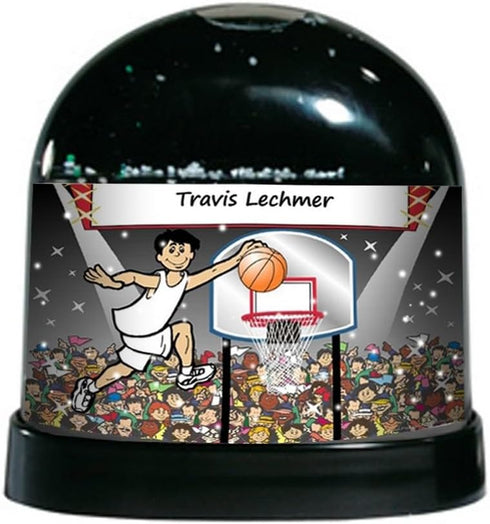 PrintedPerfection.com Personalized Football Player Snow Globe Gift...