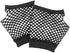 80's Punk Black Fingerless Fishnet Short Gloves - One Size, 2-Piece Set - Ideal for Christmas, Halloween, & Theme Parties...