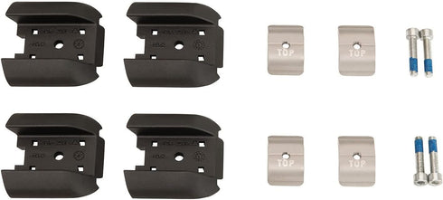 Rhino Rack USA EB-FK1 Euro Bar RLKCA Fit Kit for Use w/RLKVA Legs Euro Bar RLKCA Fit Kit, Black...